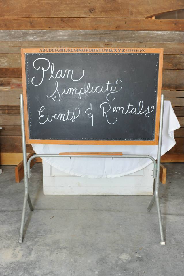 Dallas Wedding Chalkboards | Beautiful Event Rentals