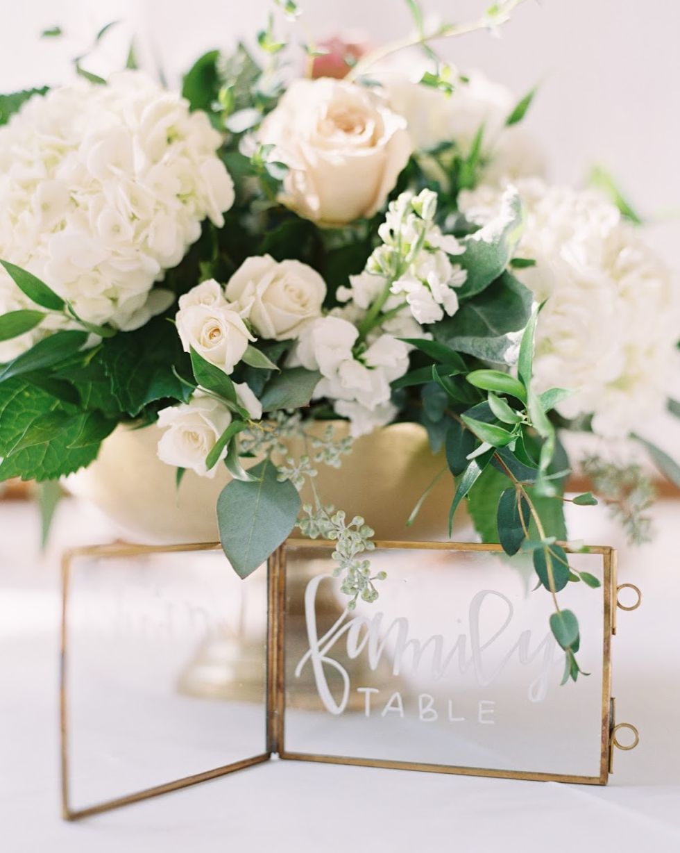 Beautiful Event Rentals gold frame