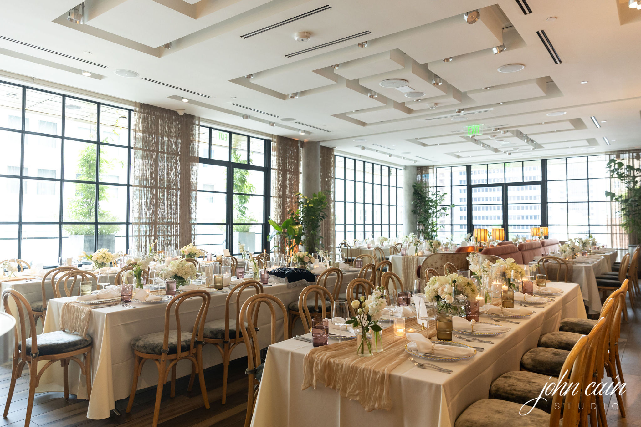 Rehearsal dinner tablescapes.