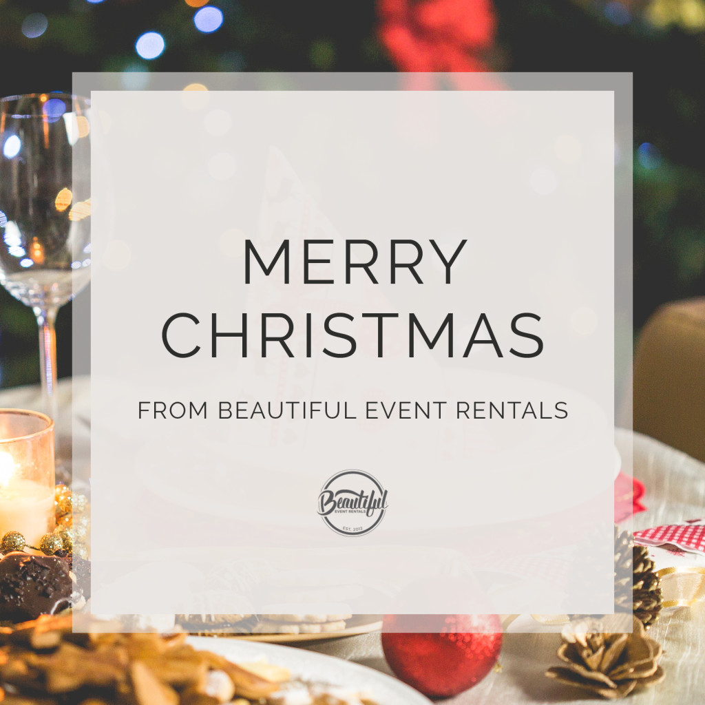 Carrollton Wedding Rentals | Merry Christmas